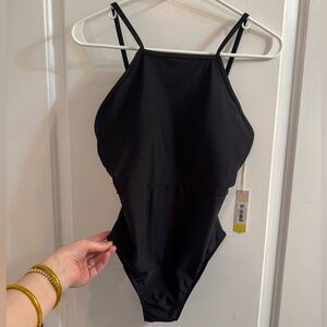 summersalt Black One-Piece Swimsuit